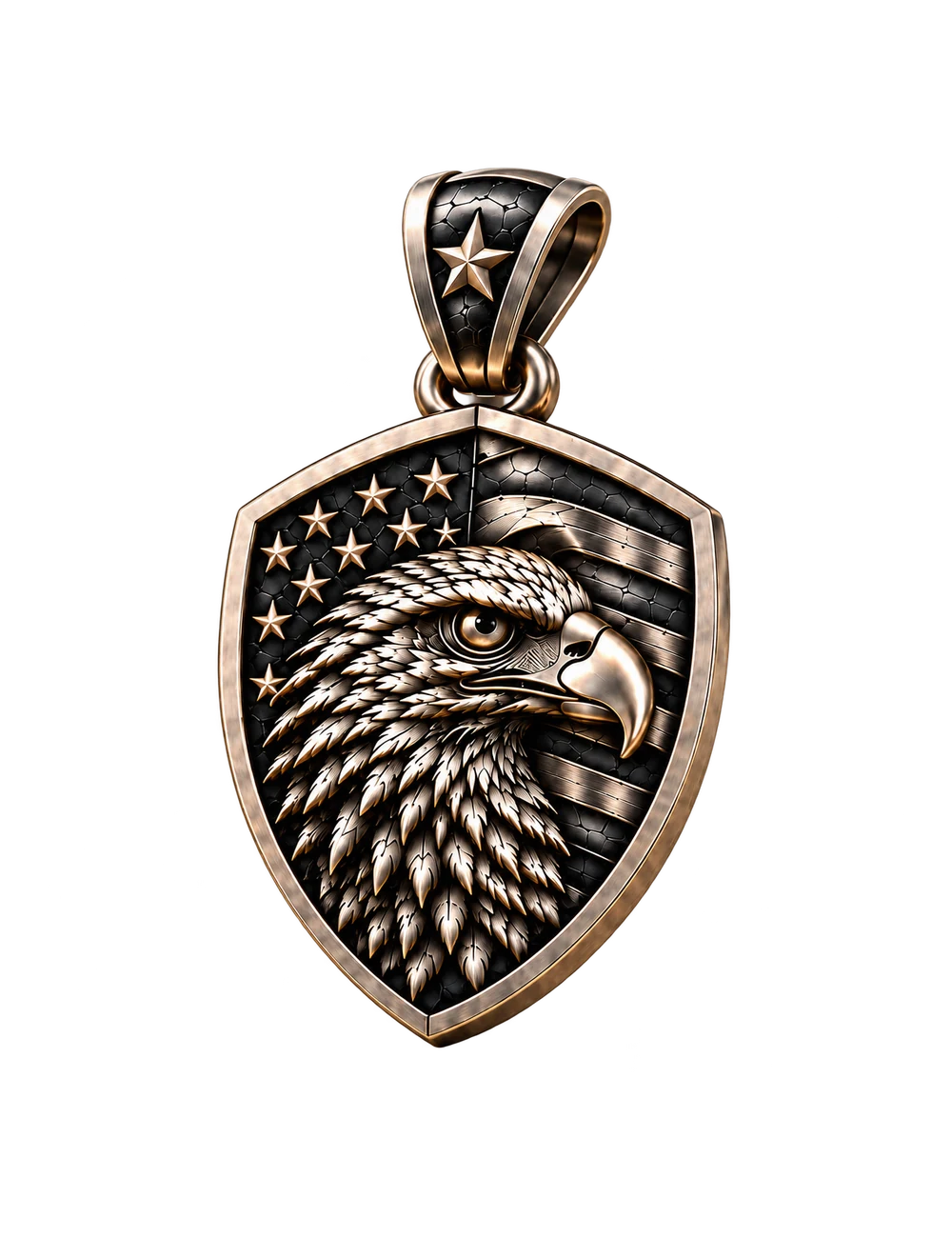 TANIORE Eagle Shield Pendant